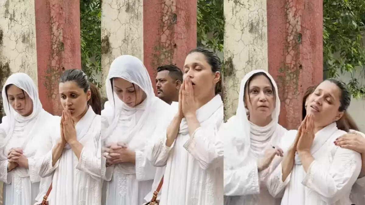 मनारा चोपड़ा के पिता का निधन: अंतिम संस्कार में भावुक क्षण