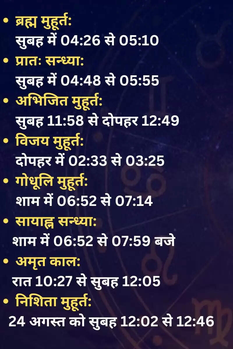 23 अगस्त 2025 का पंचांग: भाद्रपद अमावस्या का महत्व और शुभ मुहूर्त