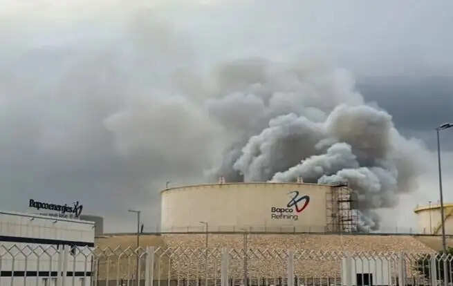 ईरानी ड्रोन हमले से बहरीन की तेल रिफाइनरी प्रभावित