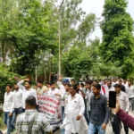 यूथ कांग्रेस का प्रदर्शन: बढ़ते अपराधों के खिलाफ उठी आवाज