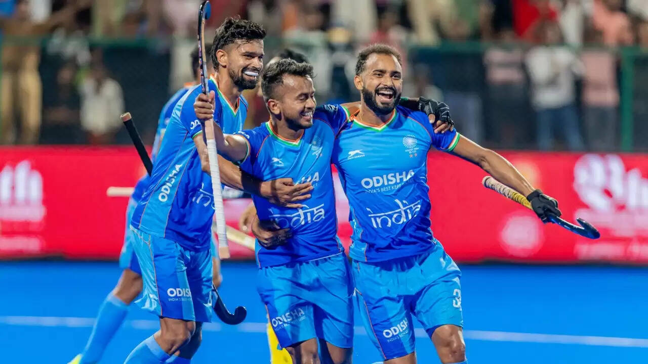 भारत और चीन के बीच एशिया कप 2025 हॉकी सुपर 4 मैच की तैयारी