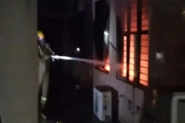 शकुंतला मिश्रा विश्वविद्यालय में बैंक में आग, फायर ब्रिगेड ने समय पर काबू पाया