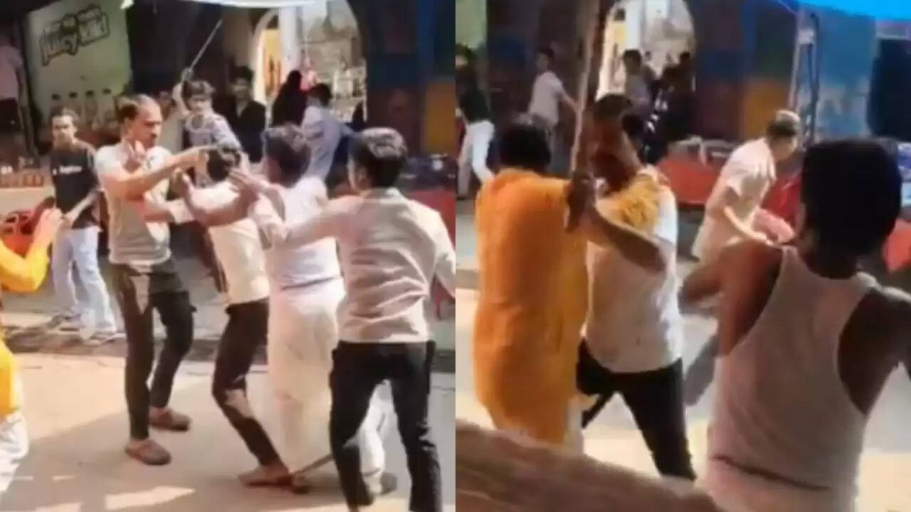 मथुरा में लस्सी विक्रेताओं के बीच हुई जबरदस्त झड़प