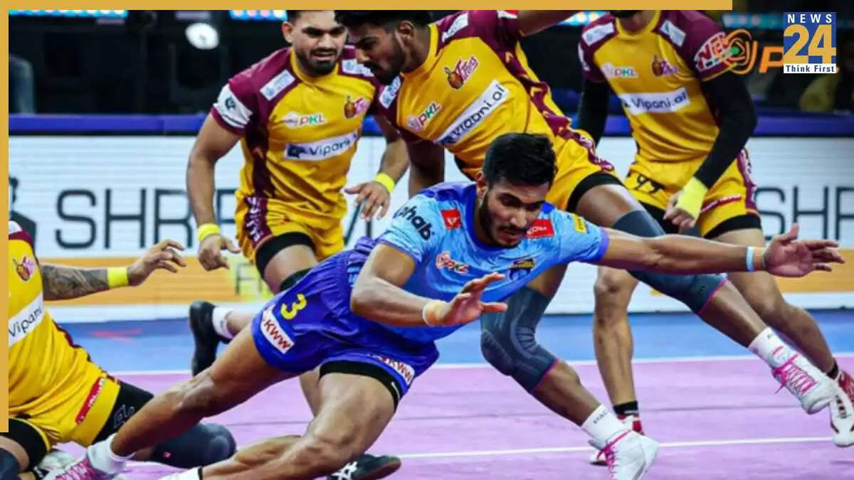 PKL 2025: तेलुगु टाइटंस ने बंगाल वॉरियर्स को हराया, लगातार दूसरी हार का सामना