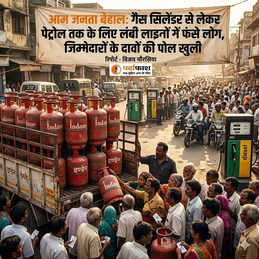 महिलाओं की रोजमर्रा की समस्याएं: गैस और पेट्रोल के लिए लंबी कतारें