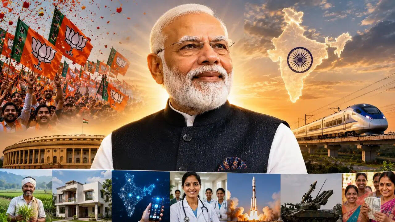 प्रधानमंत्री मोदी ने 12 साल का कार्यकाल पूरा किया, तोड़ा नेहरू का रिकॉर्ड
