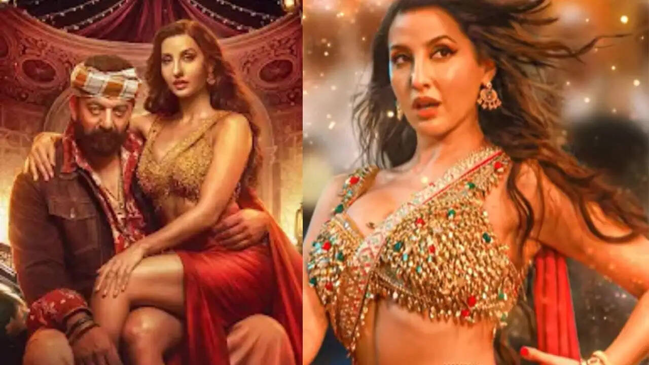 नोरा फतेही और संजय दत्त का नया गाना 'सरके चुनर तेरी सरके' विवादों में