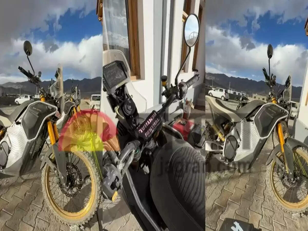 Royal Enfield की नई इलेक्ट्रिक एडवेंचर बाइक Himalayan Electric का परीक्षण लद्दाख में