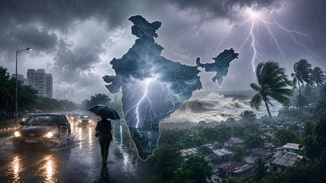 5 जुलाई को भारत में मॉनसून का कहर: भारी बारिश की चेतावनी
