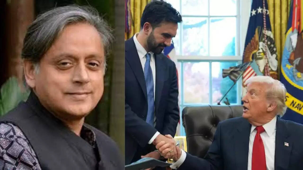 शशि थरूर की ट्रंप-ममदानी मुलाकात पर टिप्पणी, लोकतंत्र की भावना को दर्शाती है