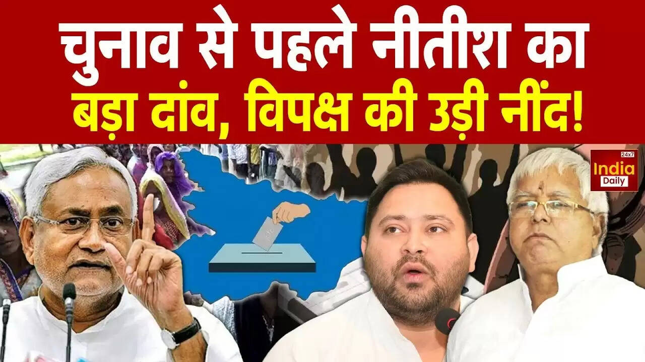 बिहार चुनाव से पहले नीतीश का बड़ा फैसला: महिलाओं को मिलेगा 35% आरक्षण