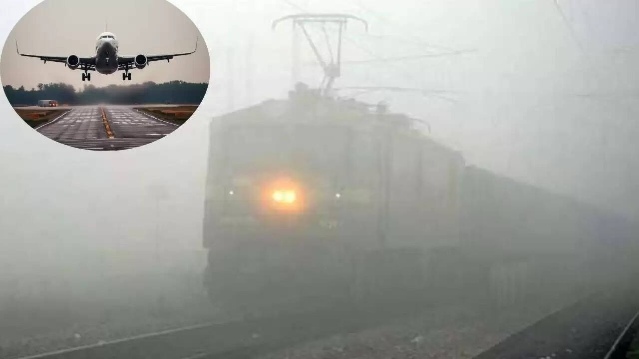 दिल्ली में घने कोहरे से जनजीवन प्रभावित, ट्रेनें देरी से चल रही हैं