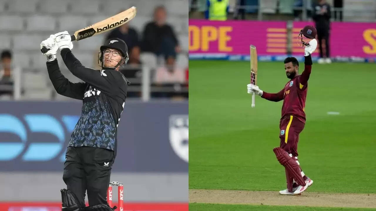 न्यूजीलैंड ने वेस्टइंडीज को 5 विकेट से हराया, शाई होप का शतक बेकार गया
