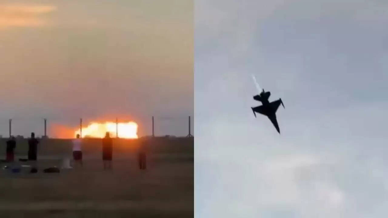 Poland में F-16 लड़ाकू विमान दुर्घटना: एयरशो रद्द, पायलट की मौत