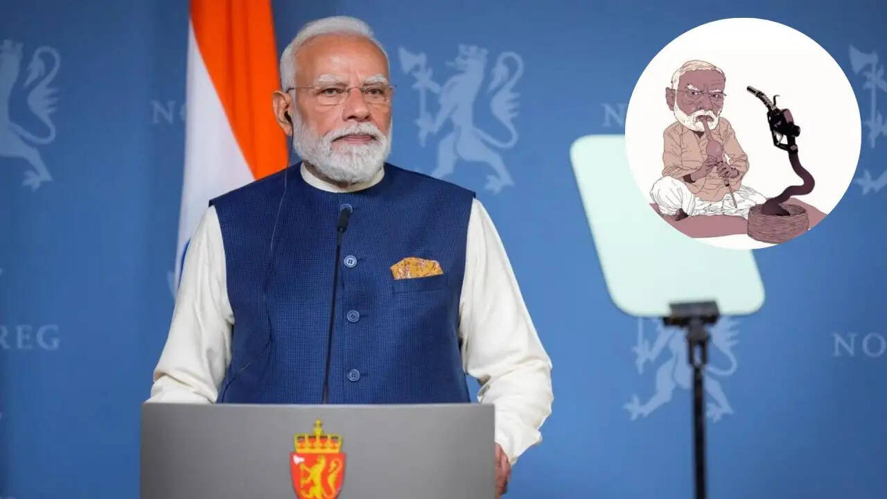 नॉर्वे के अखबार का विवादास्पद कार्टून: पीएम मोदी को सपेरा दिखाने पर उठे सवाल