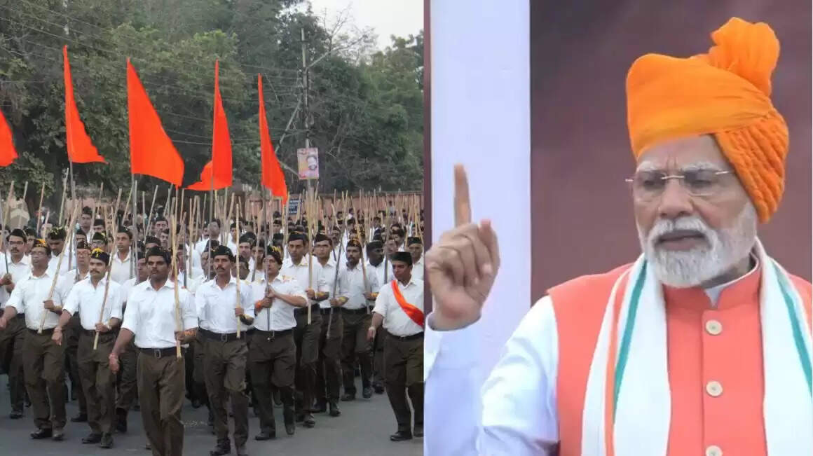 प्रधानमंत्री मोदी ने स्वतंत्रता दिवस पर RSS की 100 साल की यात्रा का जिक्र किया
