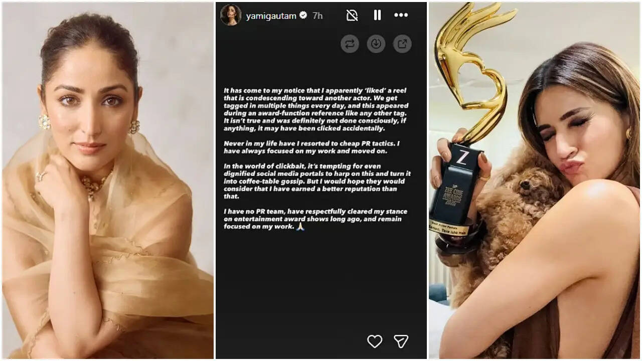 यामी गौतम ने कृति सेनन के अवॉर्ड पर उठे विवाद पर दी सफाई
