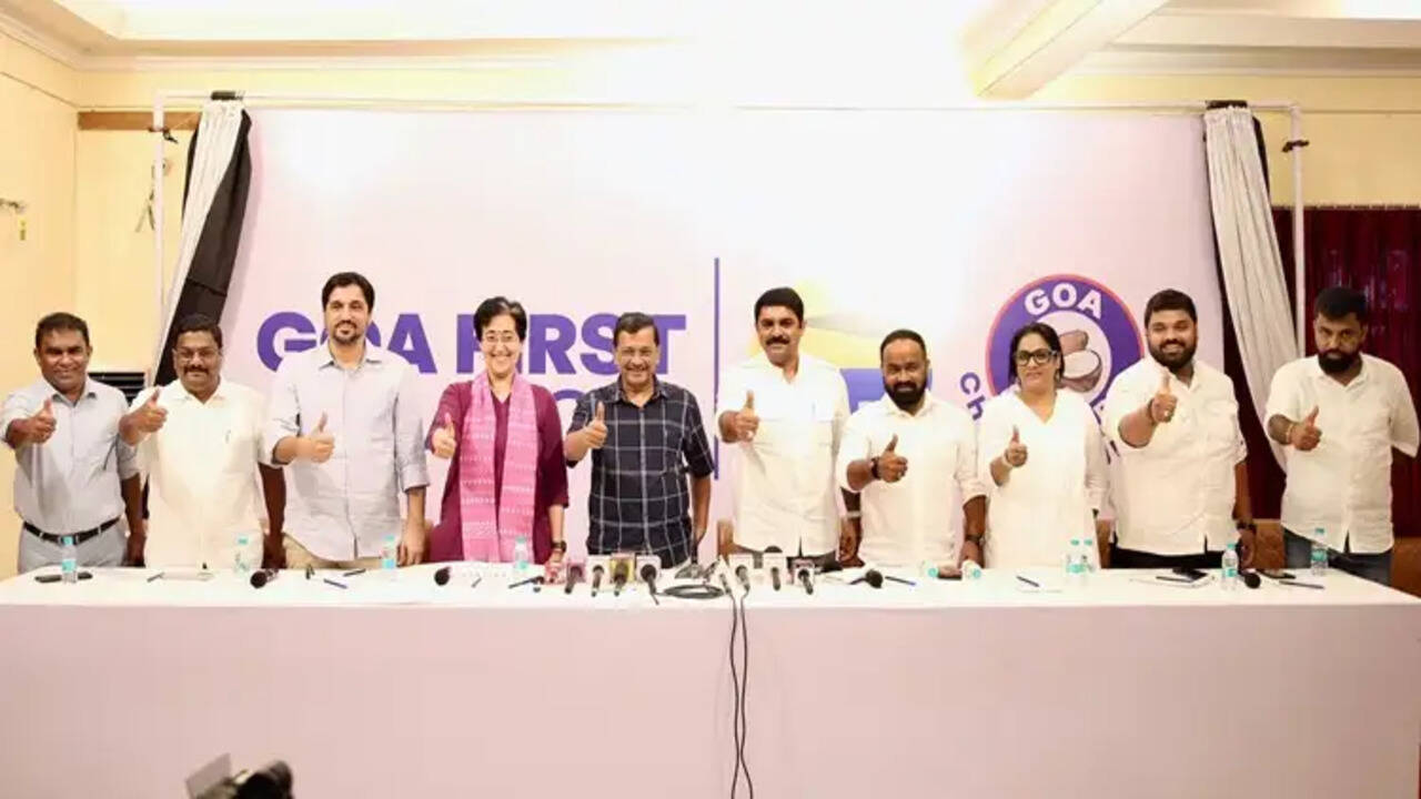 अरविंद केजरीवाल ने गोवा विधानसभा चुनाव के लिए गठबंधन की घोषणा की