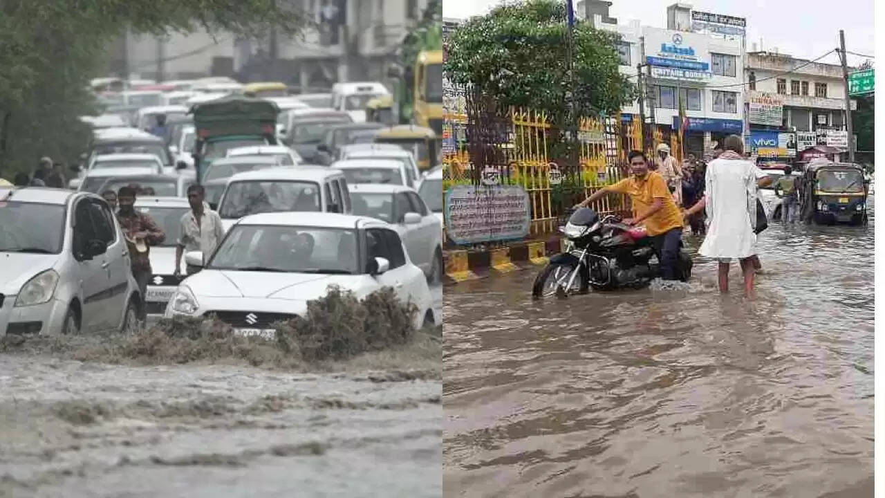 दिल्ली में भारी बारिश से जनजीवन प्रभावित, मौसम विभाग ने दी जानकारी