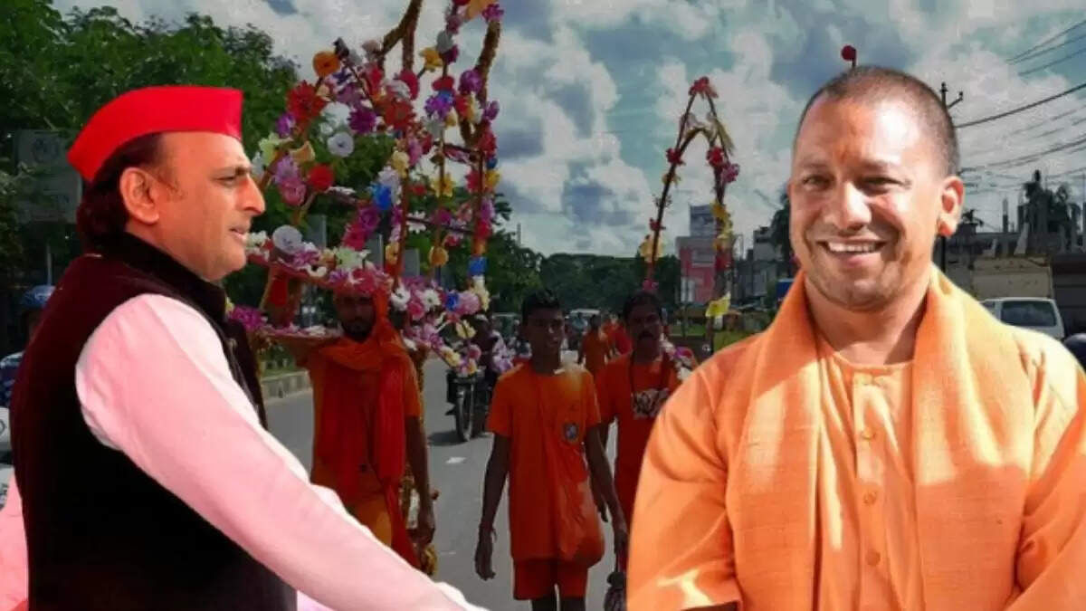 कावड़ यात्रा पर सियासी हलचल: अखिलेश यादव और योगी आदित्यनाथ के बीच टकराव