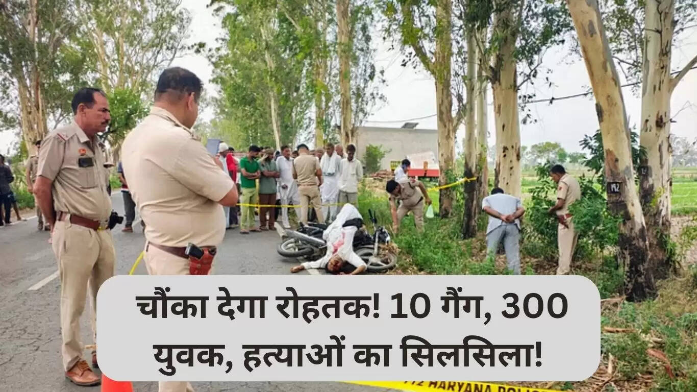 रोहतक गैंगवार: 300 युवा और 10 गैंग, खतरनाक स्थिति