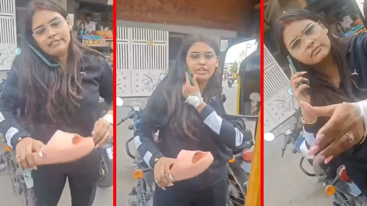 बेंगलुरु में महिला द्वारा रिक्शा चालक की चप्पल से पिटाई का वीडियो वायरल