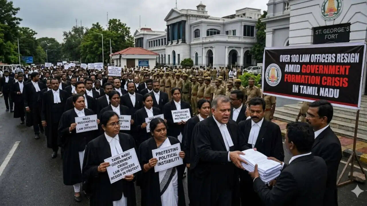 तमिलनाडु में प्रशासनिक बदलाव: 100 से अधिक विधि अधिकारियों ने दिया इस्तीफा