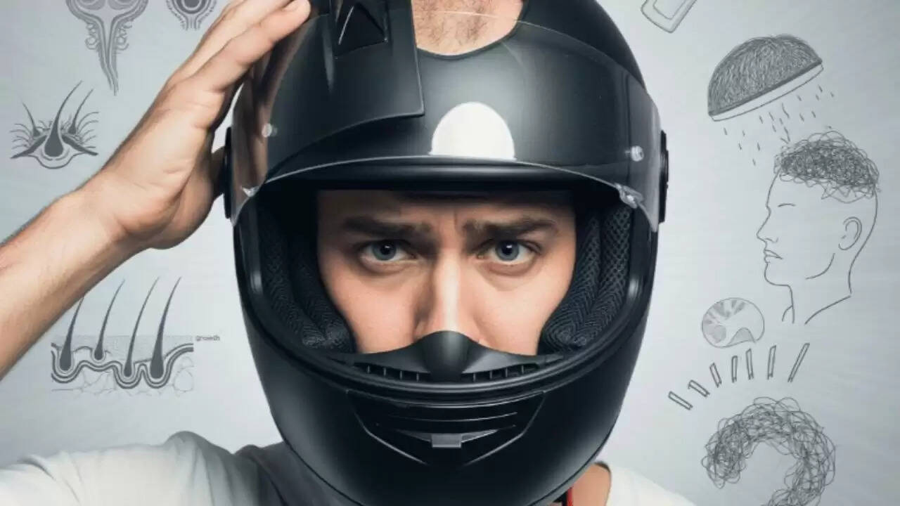 हेलमेट पहनने से बाल झड़ने का मिथक: जानें सही जानकारी और सुरक्षा टिप्स