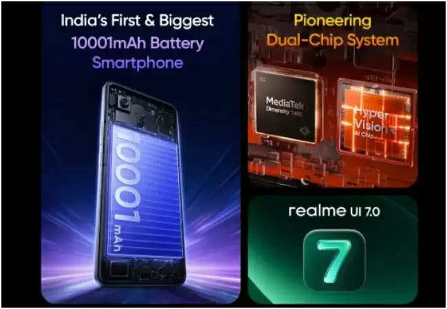 Realme P4 Power: भारत में 10,000mAh बैटरी के साथ लॉन्च की तारीख की घोषणा