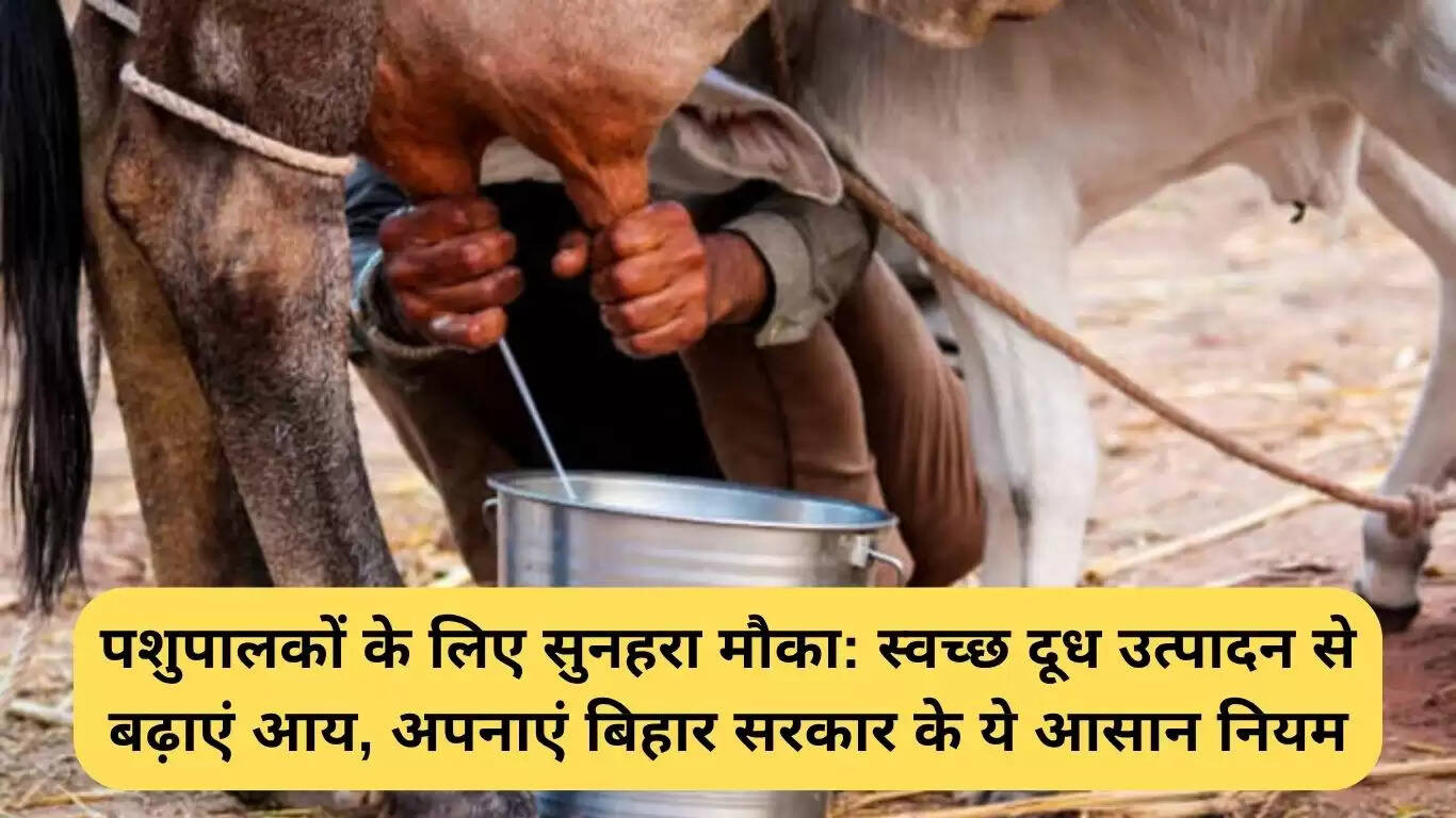 दूध उत्पादन में सुधार के लिए बिहार सरकार के नए दिशा-निर्देश