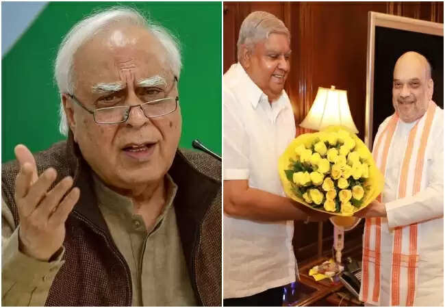 कपिल सिब्बल ने अमित शाह से धनखड़ की स्थिति के बारे में पूछा
