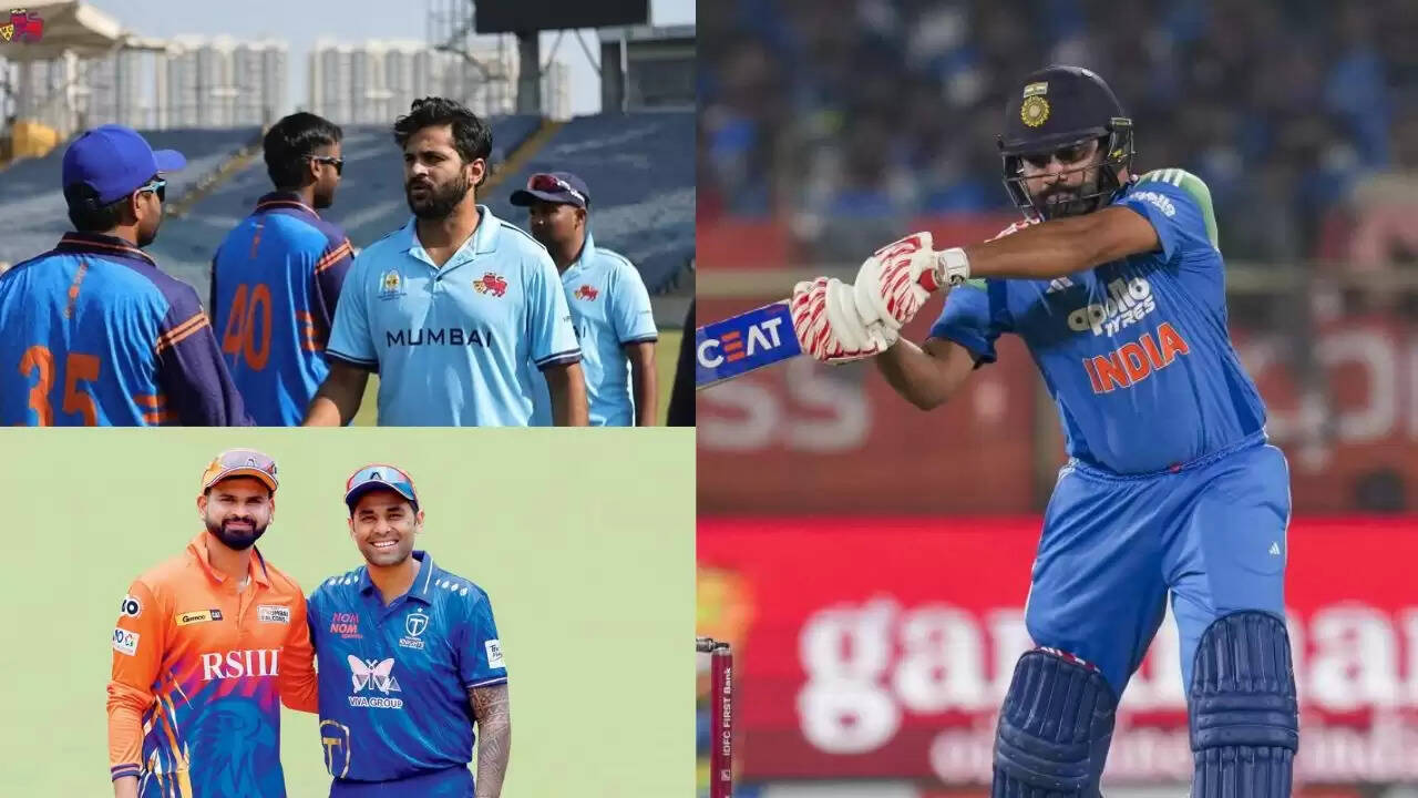 विजय हजारे ट्रॉफी 2025-26 के लिए मुंबई की टीम की घोषणा, रोहित शर्मा शामिल