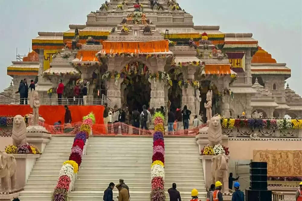 राम जन्मभूमि मंदिर पर ध्वजारोहण समारोह की तैयारी पूरी