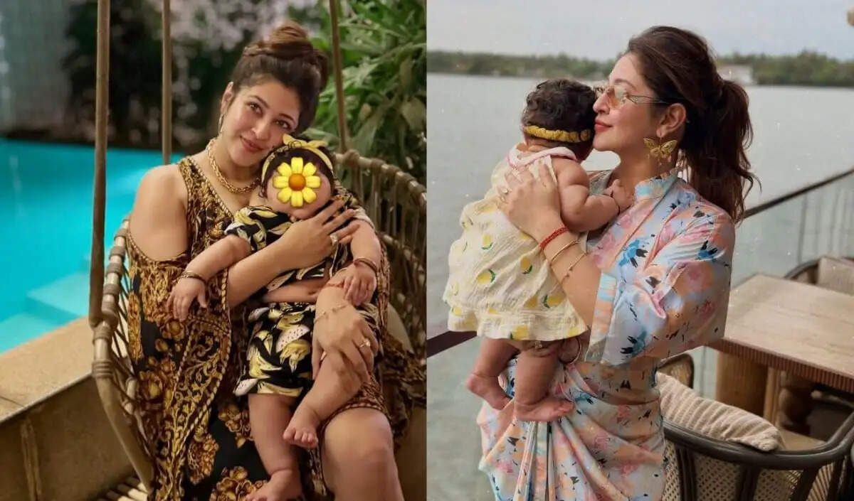 सोनारिका भदौरिया ने बेटी विरिका का चेहरा पहली बार किया साझा