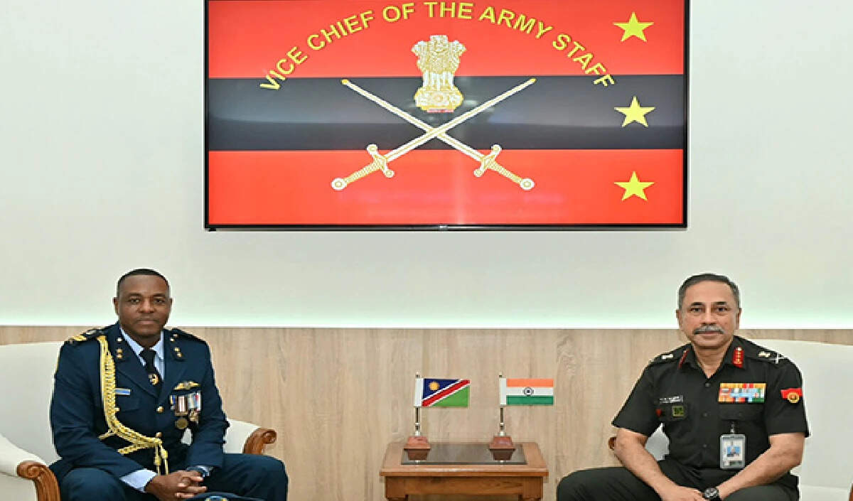 नामीबिया और भारत के बीच रक्षा संबंधों को मजबूत करने की चर्चा