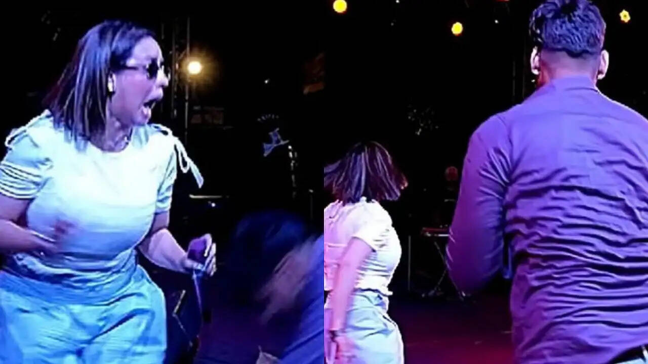 सुनंदा शर्मा के लाइव शो में फैन की हरकत से मची अफरा-तफरी