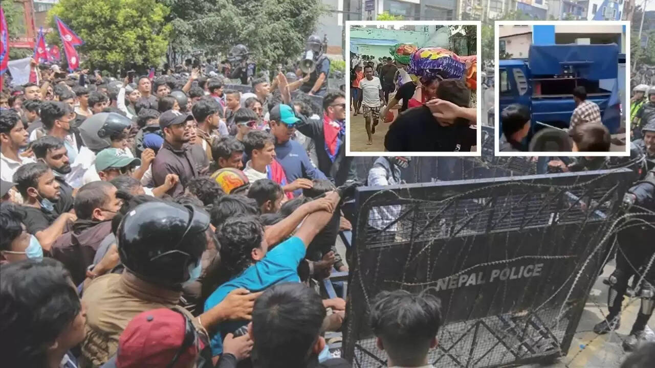 नेपाल में सोशल मीडिया बैन के खिलाफ प्रदर्शन: 1500 कैदी फरार, पूर्व पीएम की पत्नी की मौत