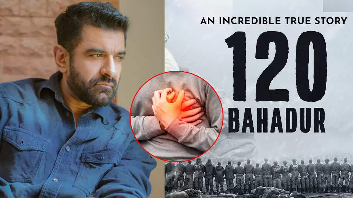 एजाज खान ने ‘120 बहादुर’ के सेट पर अनुभव किया हार्ट अटैक जैसा अहसास