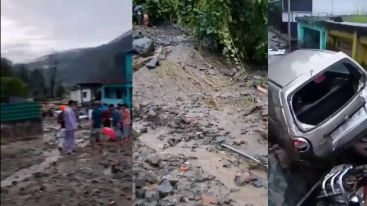 उत्तराखंड में चमोली में बादल फटने से मची तबाही
