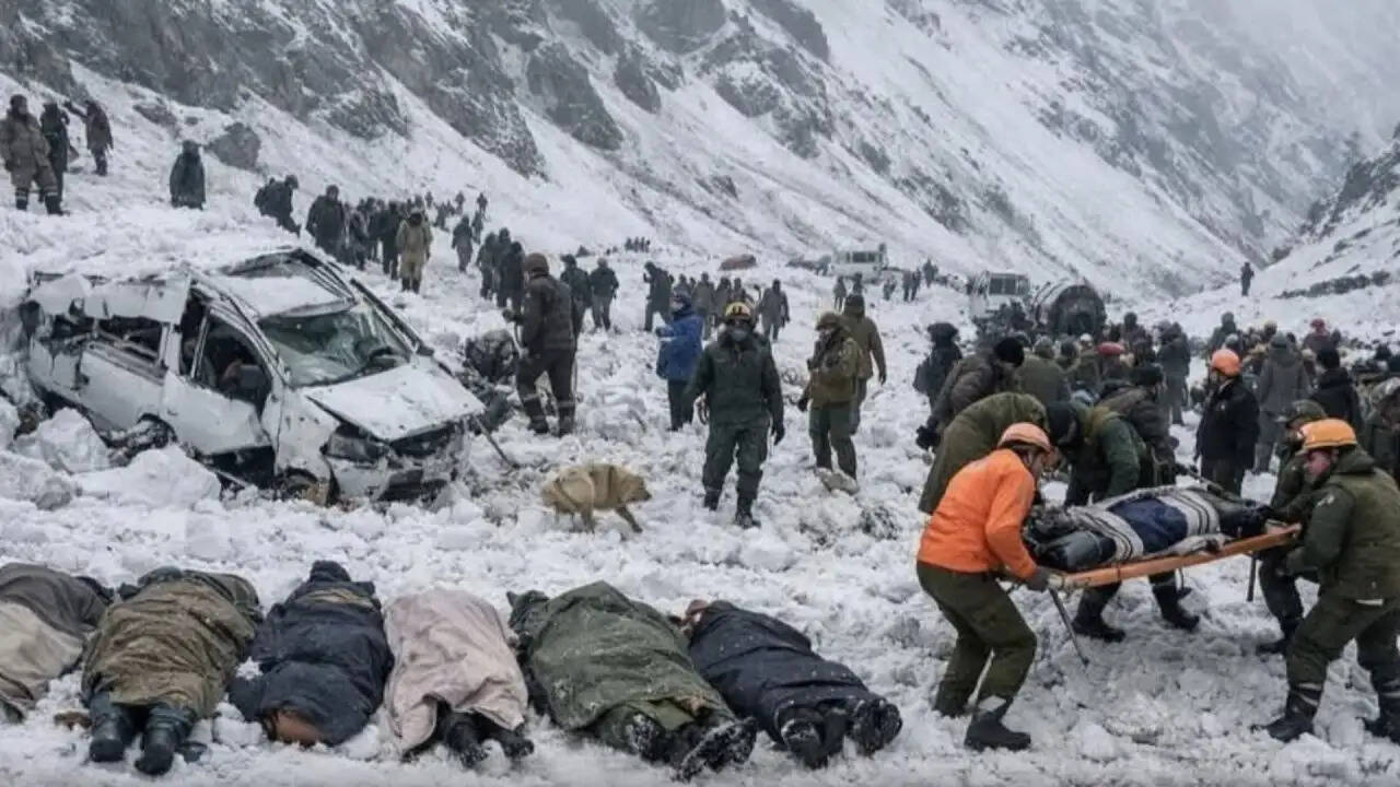 लद्दाख में भीषण हिमस्खलन से पांच लोगों की मौत, राहत कार्य जारी