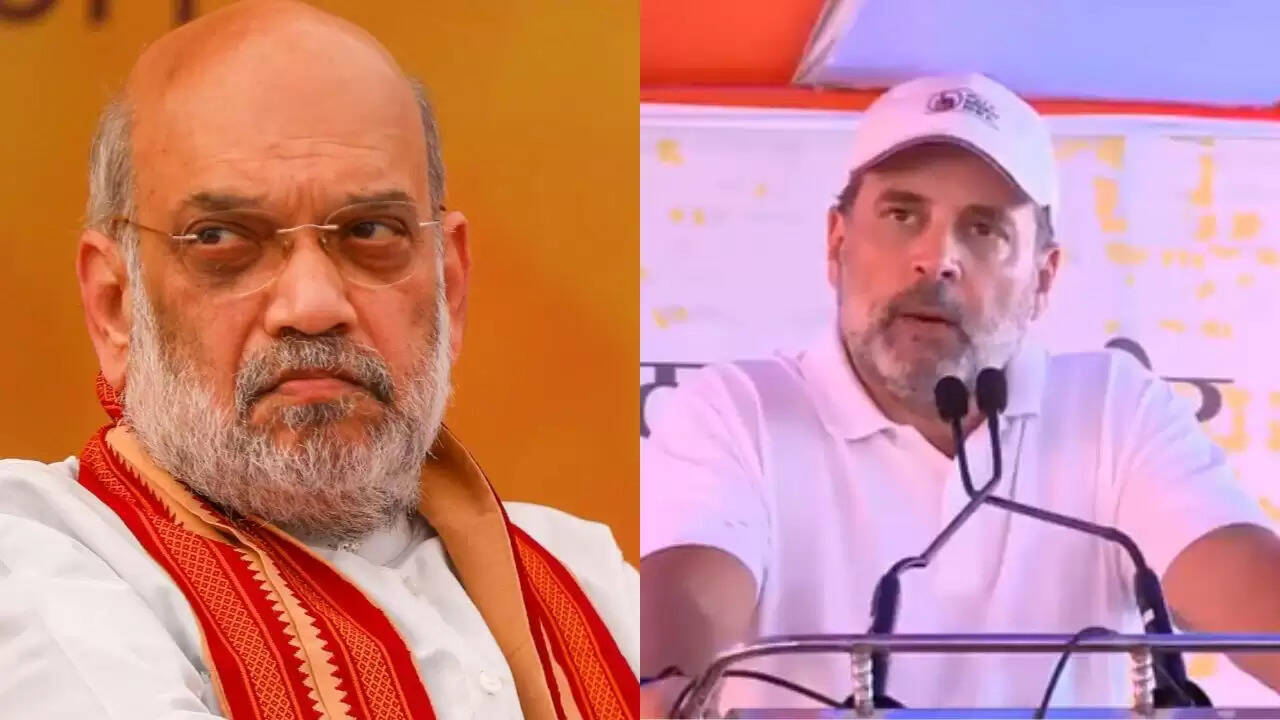 राहुल गांधी ने अमित शाह पर वोट चोरी का आरोप लगाया