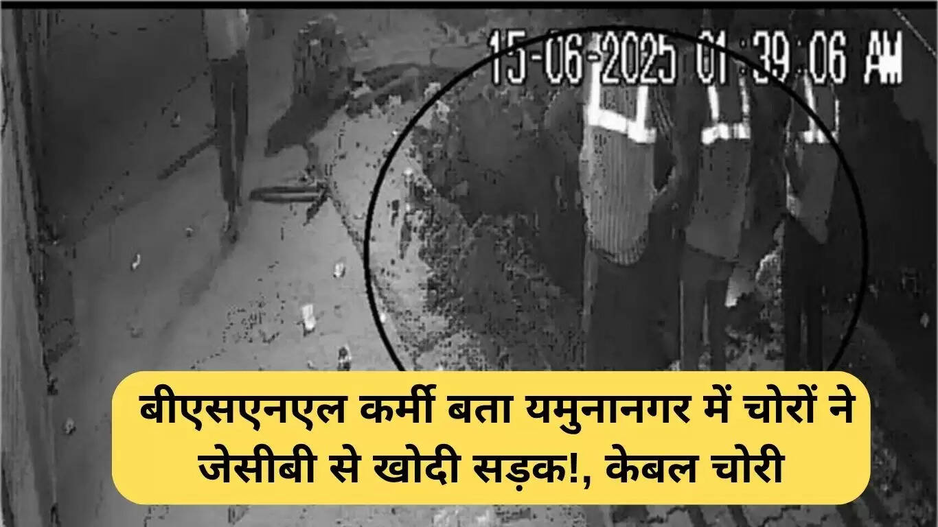 यमुनानगर में बीएसएनएल केबल चोरी की अनोखी वारदात