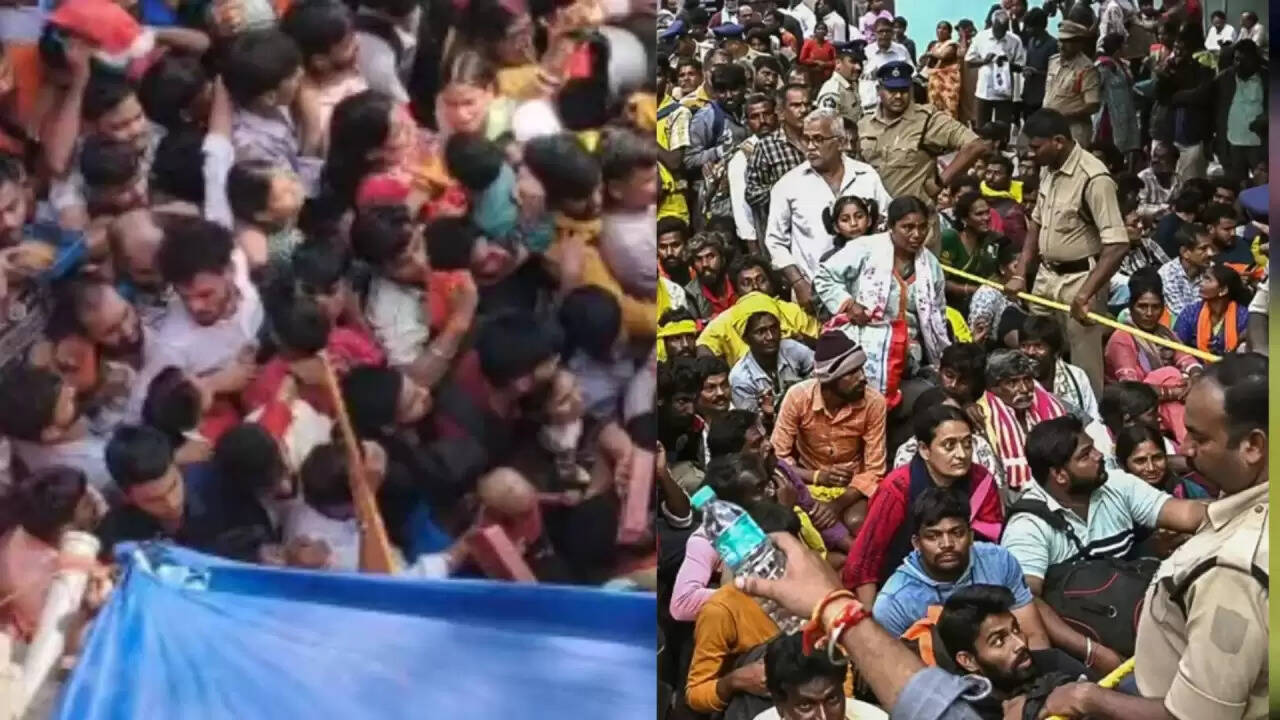 मनसा देवी मंदिर में भगदड़: श्रद्धालुओं की भीड़ में मची अफरा-तफरी