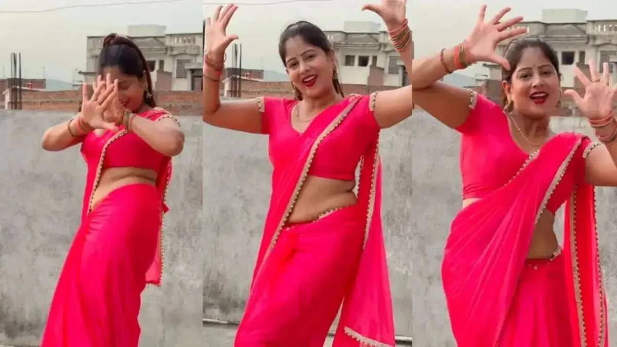 देसी भाभी का डांस वीडियो बना वायरल sensation