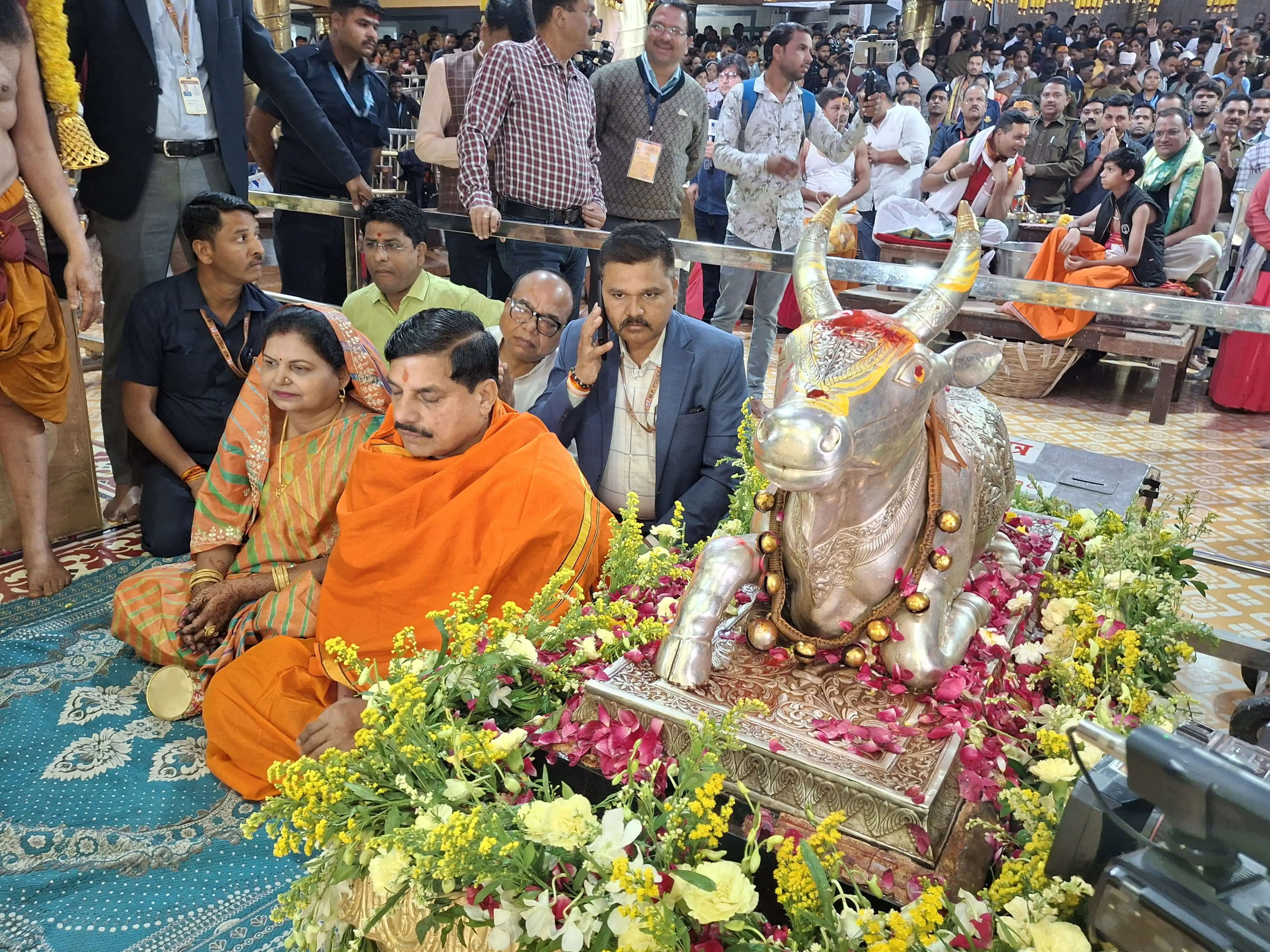 उज्जैन: मुख्यमंत्री डॉ. मोहन यादव ने किए महाकाल दर्शन