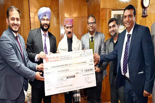 बैंक ऑफ बड़ौदा ने हिमाचल प्रदेश बाढ़ पीड़ितों के लिए 1 करोड़ का योगदान दिया