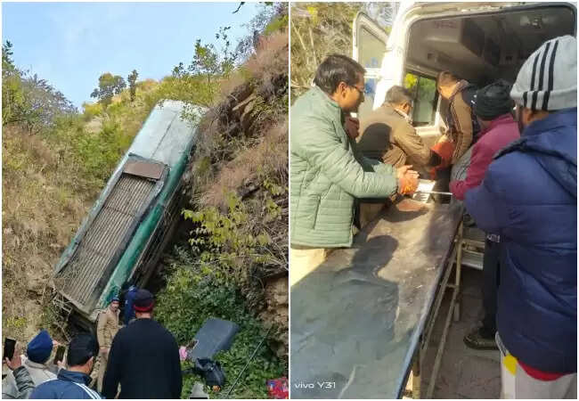 उत्तराखंड में बस दुर्घटना: अल्मोड़ा में गहरी खाई में गिरी बस, 6 की मौत
