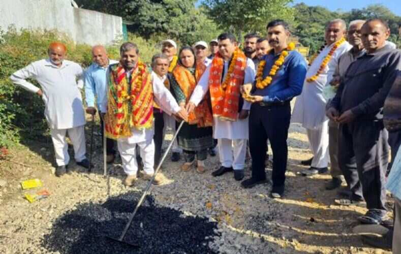 डीडीसी सुरेश शर्मा ने विकास कार्य की करवाई शुरूआत