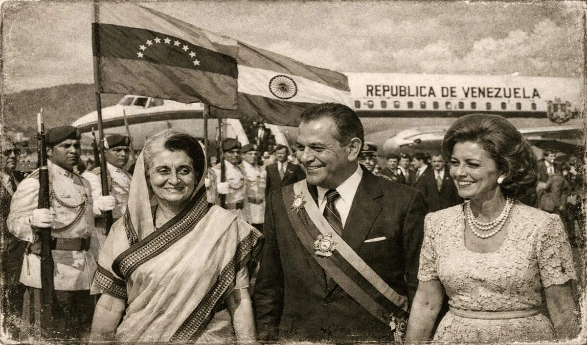 इंदिरा गांधी की ऐतिहासिक यात्रा: वेनेजुएला में स्वागत और संबंधों की मजबूती