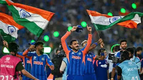 टी20 विश्व कप फाइनल: भारतीय बल्लेबाजों ने पावर प्ले में किया शानदार प्रदर्शन